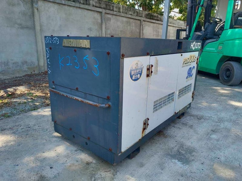 เครื่องปั๊มลม 100CFM : Airman PDS100SC  พันชั่วโมง โทร. 080-6565422 (หนิง)