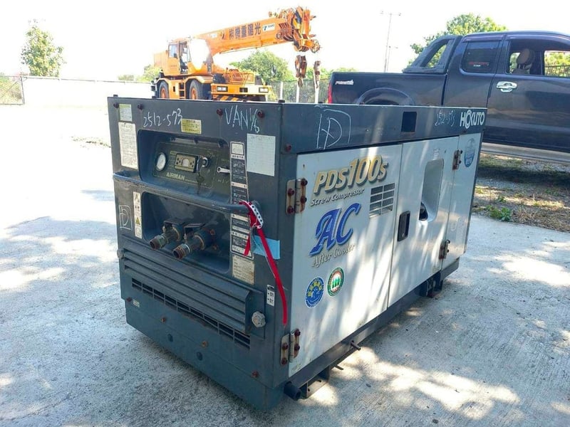 เครื่องปั๊มลม 100CFM : Airman PDS100SC  พันชั่วโมง โทร. 080-6565422 (หนิง)