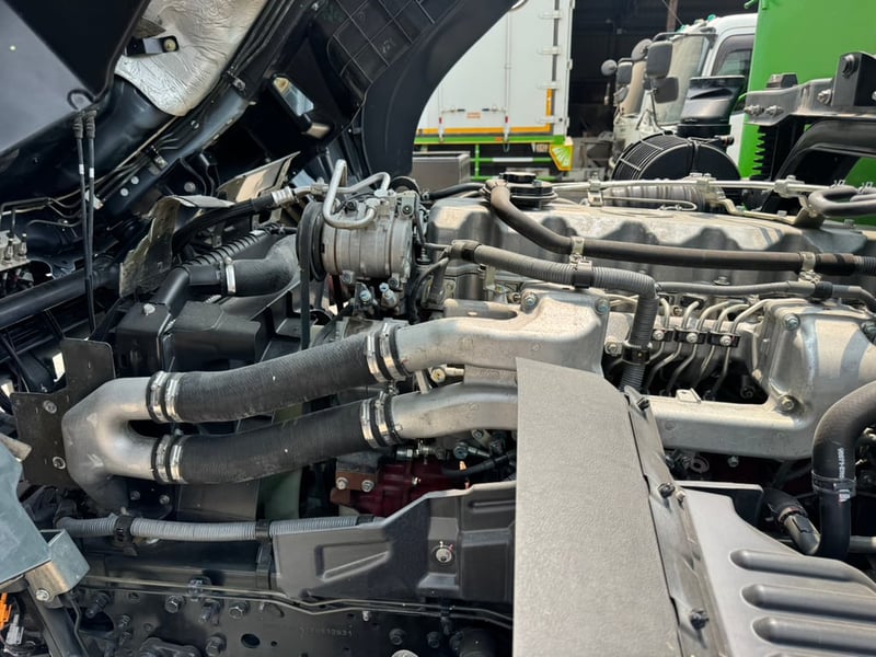 HINO FM2P 380 HP ปี 66 ไมล์ 53,761 km. #พื้นเรียบ แม่+ลูก #LEK 1247-1248