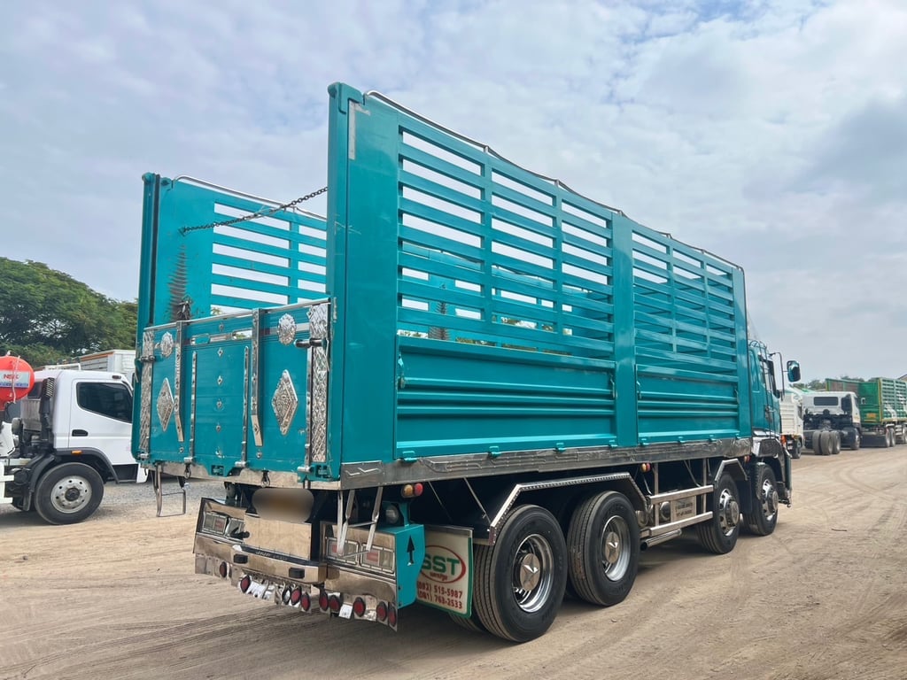 HINO FL1A 344 HP ปี 66 ไมล์ 213,500 km. #12 ล้อดั้ม กระบะดั้มเกษตร แผงสูง ##LEK1095 HINO FL1A 344 HP ปี 66 ไมล์ 213,500 km. #12 ล้อดั้ม กระบะดั้มเกษตร แผงสูง ##LEK1095