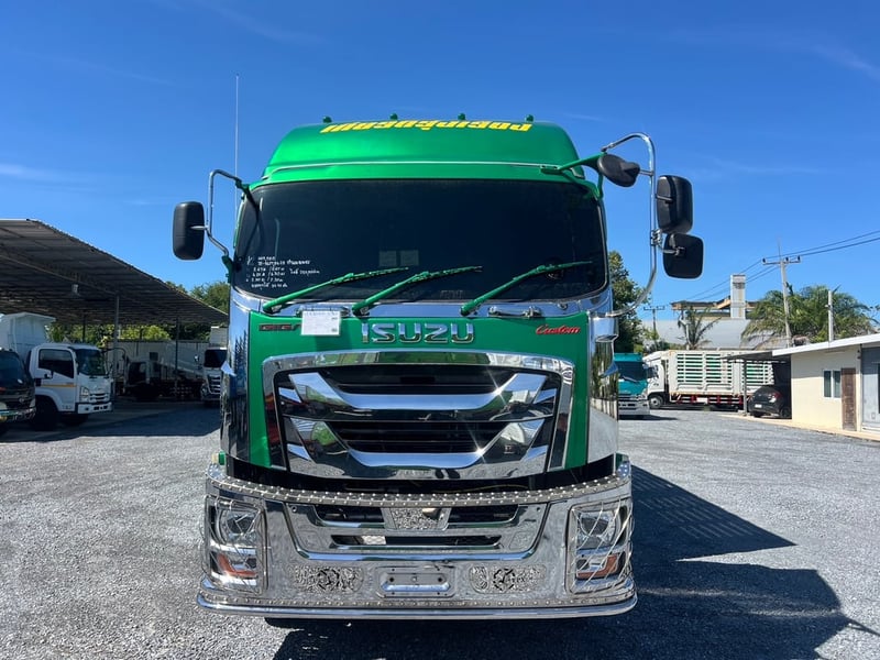 lSUZU FXZ 360 หน้า GIGA ปี 66 ไมล์เพียง 220,000 KM. #10ล้อพ่วงกระบะเหล็กคอกเกษตร #LEK949-950 lSUZU FXZ 360 หน้า GIGA ปี 66 ไมล์เพียง 220,000 KM. #10ล้อพ่วงกระบะเหล็กคอกเกษตร #LEK949-950