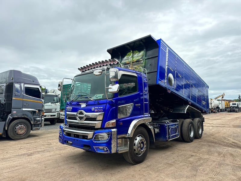 HINO FM8J 260HP ปี63 ไมล์ 128,700km. #10ล้อดั้ม2เพลา #LEK922