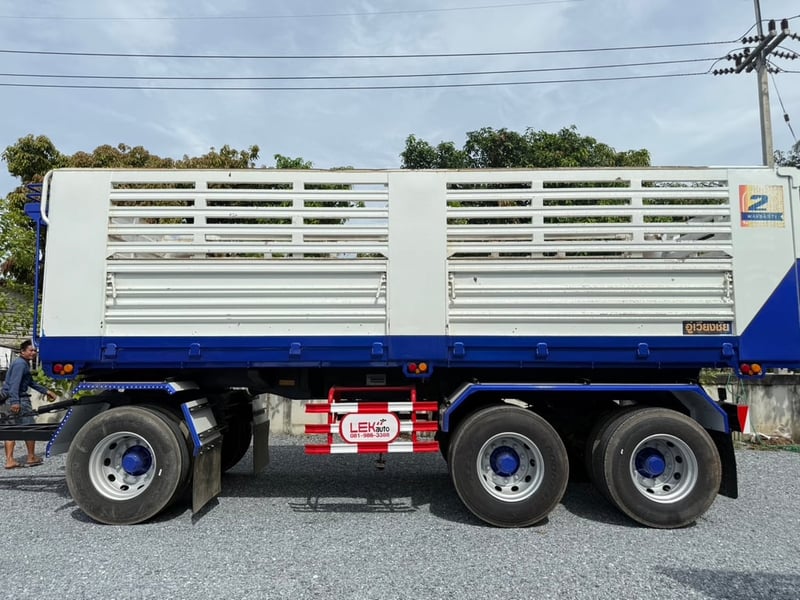 ISUZU FXZ 360HP  ปี65 ไมล์ 264,000km. #10ล้อพ่วงดินกระบะเวียงชัย #LEK 814-787 