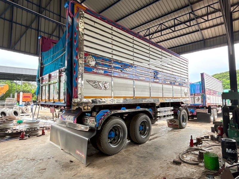 ISUZU FXZ 360 ปี66 ไมล์ 139,000 Km. #10ล้อพ่วงแม่-ลูก กระบะอลูมิเนียม #LEK1037-1085