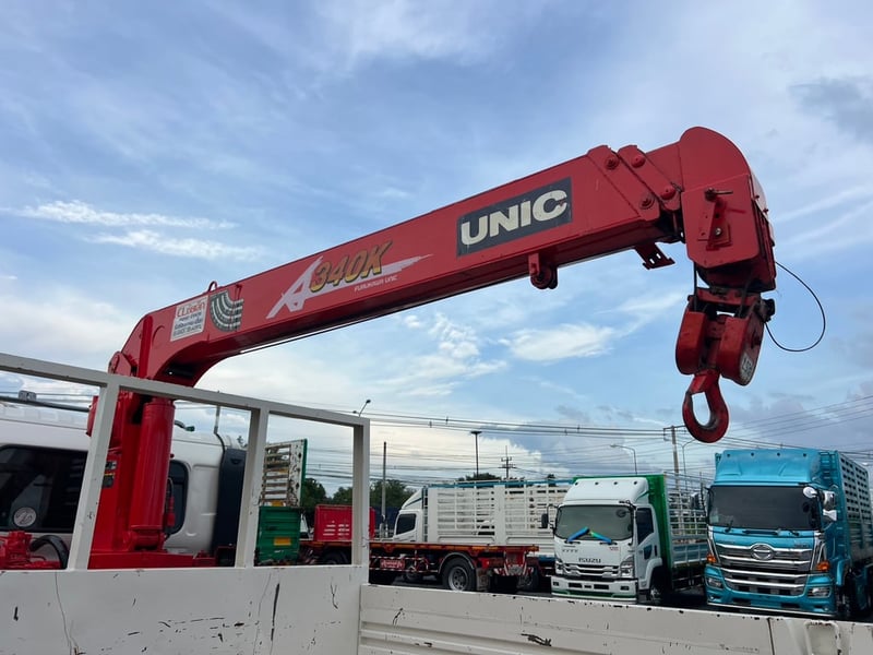 HINO FC9J 210HP ปี66 (ธันวา) ไมล์น้อย 103,000km. #รถ6ล้อเครน #รถ6ล้อเครน