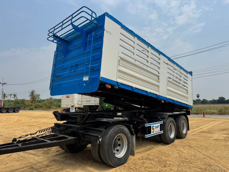  ลูกพ่วง3คาน ปี65 #กระบะดั้มเหล็ก SKT 5รั้ว #LEK852- L99