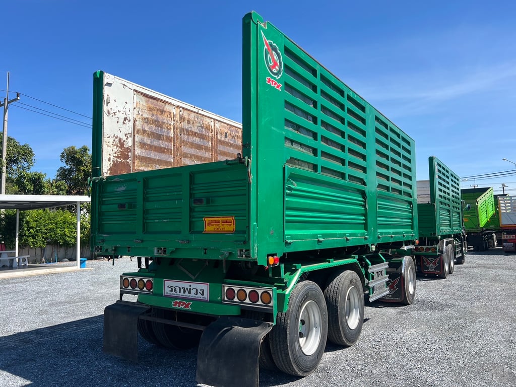 lSUZU FXZ 360 หน้า GIGA ปี 66 ไมล์เพียง 306,000 KM. #10ล้อพ่วงกระบะเหล็กคอกเกษตร #LEK951-952 