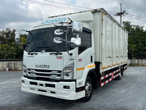  ISUZU FRR 210 HP ปี 2567 ไมล์ 15,570 กม. #6ล้อ ตู้10 บาน #LEK N43