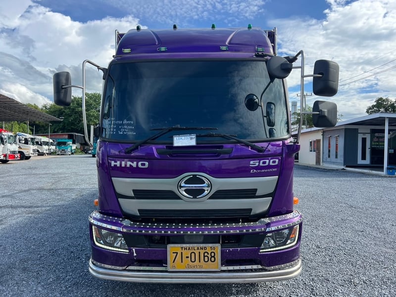 HINO FC9J 210 HP ปี64 ไมล์ 347,000 Km. # กระบะเหล็กยาว 6.60  ม.#LEK 737