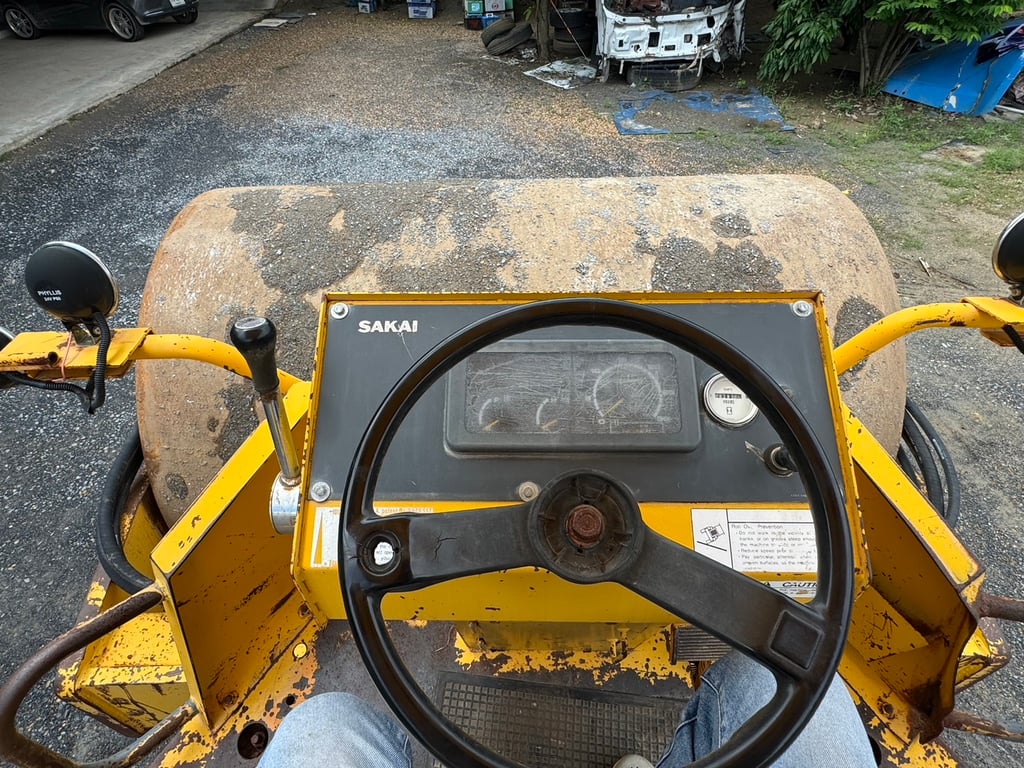 SAKAI SV510 10ตัน2เพลา เครื่องอีซูซุ6bg pm283ชม. #รถบด ล้อเรียบ SAKAI SV510 10ตัน2เพลา เครื่องอีซูซุ6bg pm283ชม. #รถบด ล้อเรียบ