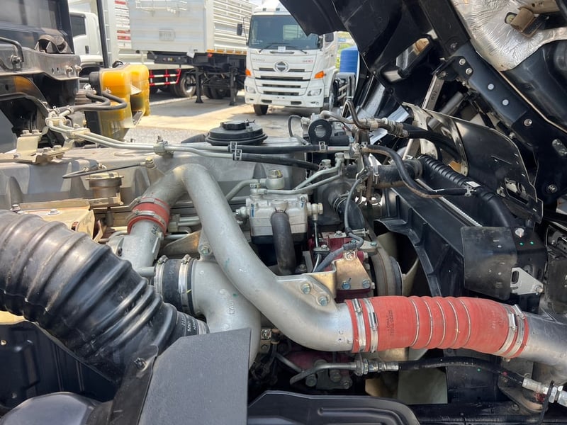 HINO FM2P 380 ปี67 ไมล์ 188,405 km. #พ่วงแม่ลูก ดั้มเกษตร กระบะเหล็ก #Lek1203-1204 