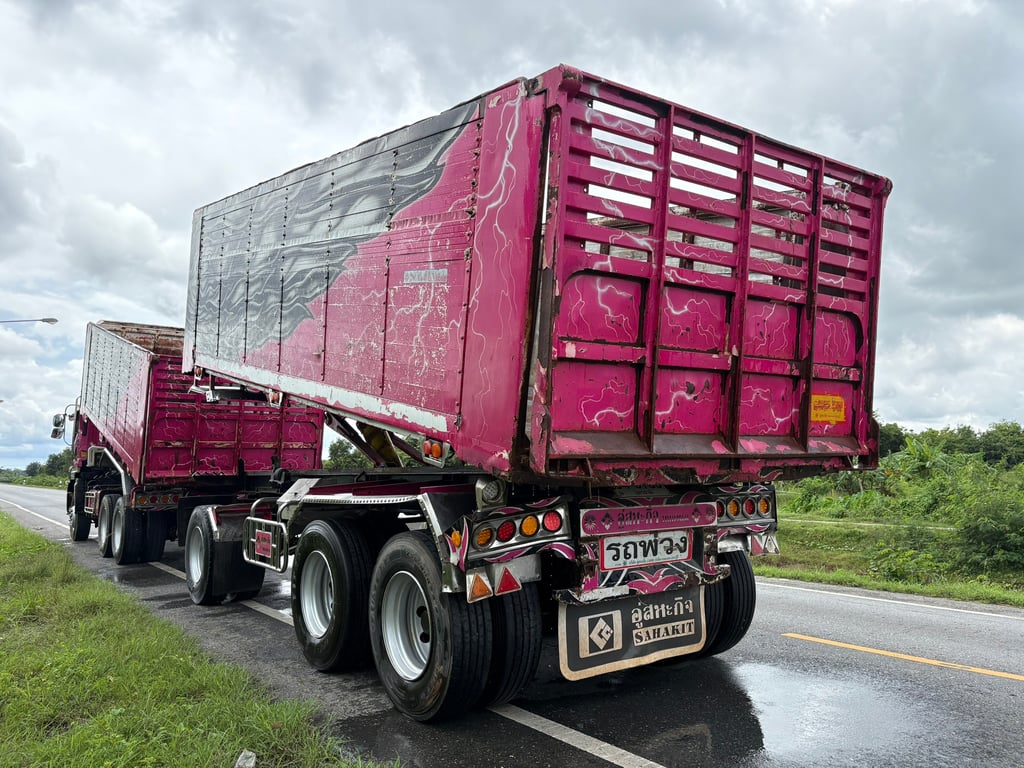 ISUZU FXZ 360 ปี63 ไมล์ 362,000km. #รถพ่วงกระบะดั้มสหกิจ อลูมิเนียม#LEK 812-813