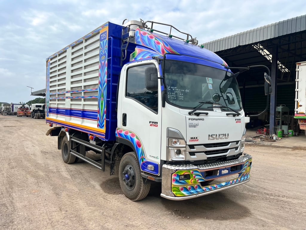 ISUZU FRR 210HP ปี 66 ไมล์น้อยเพียง 67,777 km. #6ล้อดั้มเกษตร #LEK575 