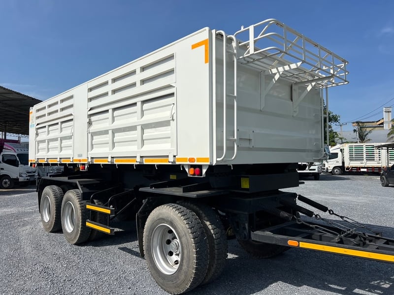 ISUZU FXZ 360 HP ปี 65 ไมล์ 88,105 KM.  #แม่ลูกพ่วงกระบะดั้มพนัส (Panus)#LEK 854-643