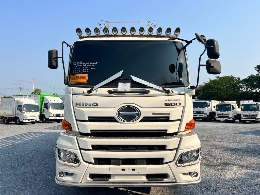 HINO FM2P 380HP  ปี66 ไมล์น้อย 64,500km. #10ล้อพ่วง #LEK532,533