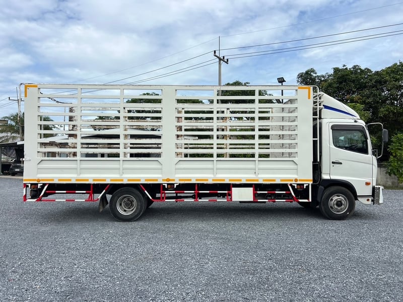 HINO FC9J 210 ปี63 ไมล์ 360,000 km. #กระบะเหล็ก 6.60ม. เปิดข้างได้1ข้าง #LEK794