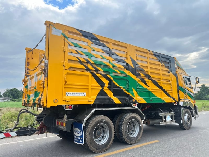 HINO FM1A 344HP ปี 66 ไมล์ 284,400 km. #10ล้อพ่วงเกษตร #LEK939-940