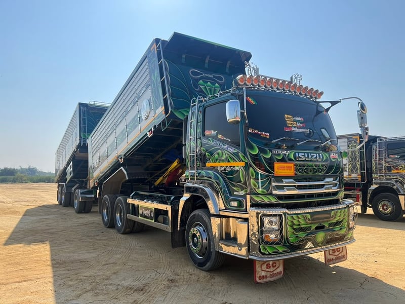 ISUZU FXZ 360 HP ปี 67  น้องเขียวเทา  ไมล์ 110,076 km # กระบะดั้มอลูมิเนียม กระบะอู่ซุ่นซัย #LEK1150-1151