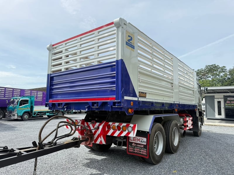 ISUZU FXZ 360HP  ปี65 ไมล์ 264,000km. #10ล้อพ่วงดินกระบะเวียงชัย #LEK 814-787 