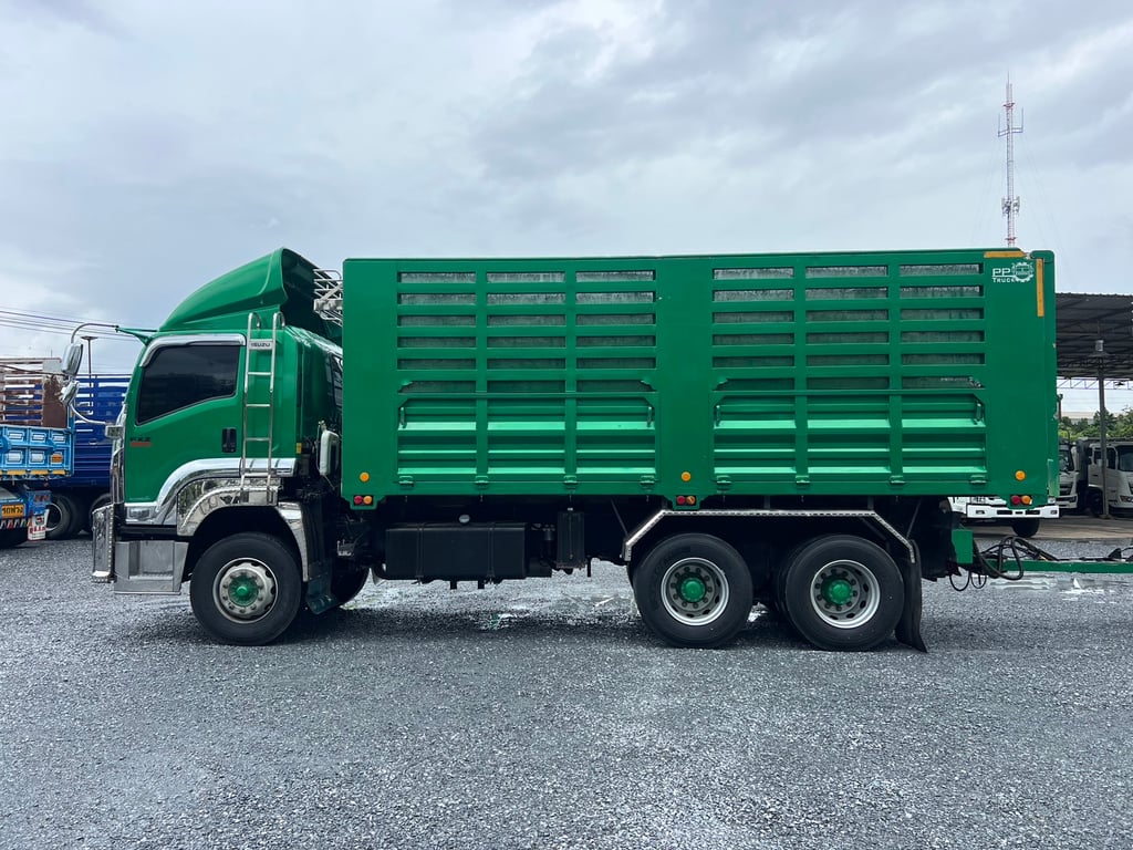 lSUZU FXZ 360 หน้า GIGA ปี 66 เลขไมล์เพียง 306,000 KM #กระบะดั้ม PP TRUCK กระบะเหล็กกึ่งเกษตร #LEK951-952 