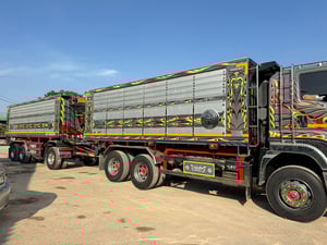 ISUZU FXZ 360 HP ปี 67  ไมล์ 109,814 km #กระบะดั้มอลูมิเนียม ##LEK1142-1143 