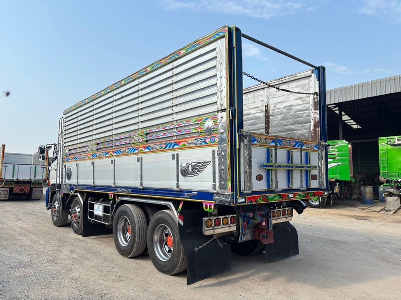 HINO GY2P 380HP ปี60 ไมล์ 686,000 km. #12ล้อ กระบะดั้มอลูมิเนียมพื้นเหล็ก #Lek1096