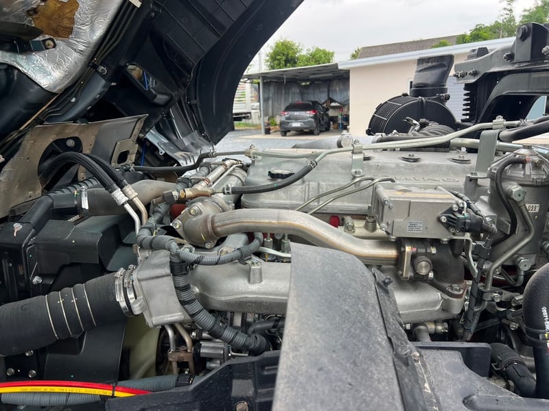 HINO FM1A 344 HP ปี 66 ไมล์ 150,000 กม. #10ล้อพ่วง แม่ลูกกระบะดั้มเกษตร ต่ออู่หมั่นกิจ UMK 7 รั้ว #LEK1254-1255  