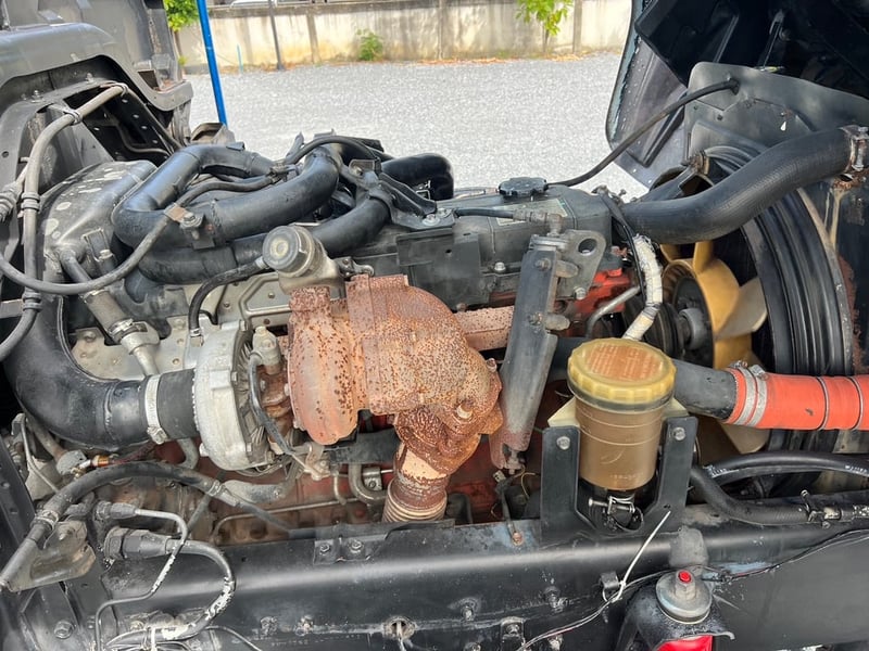 ISUZU DEGA FVM230 เพลาเดียว maxload ปี51 #กระบะเหล็ก ยาว7.50 ม.#LEK 887