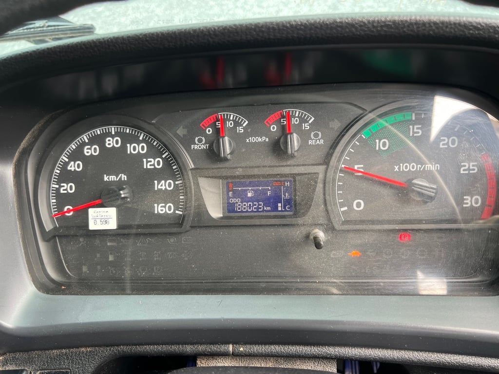 HINO FM2P 380HP ปี65 ไมล์ 188,000 KM. #10ล้อพ่วงกระบะเหล็กดั้มเกษตร #LEK568,569