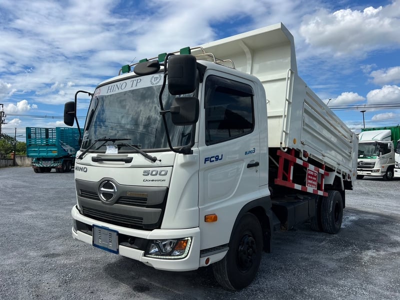 HINO FC9J 210 HP ปี 67 ไมล์ 29,032 KM. #กระบะดั้มเหล็ก #lek1211