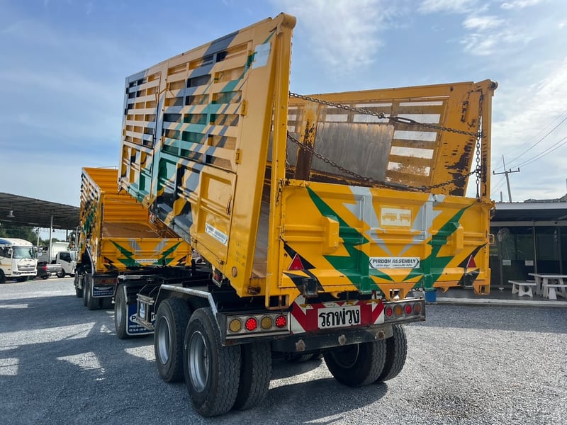 HINO FM1A 344HP ปี 66 ไมล์ 284,400 km. #10ล้อพ่วงเกษตร #LEK939-940