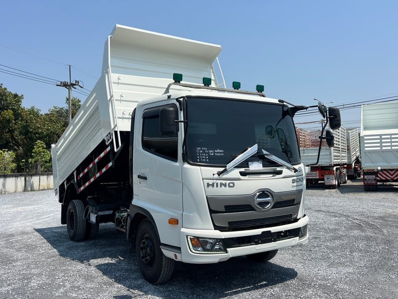 HINO FC9J 210 HP ปี65 ไมล์ 88,006 KM  #กระบะดั้ม 2 รั้ว #Lek1174 