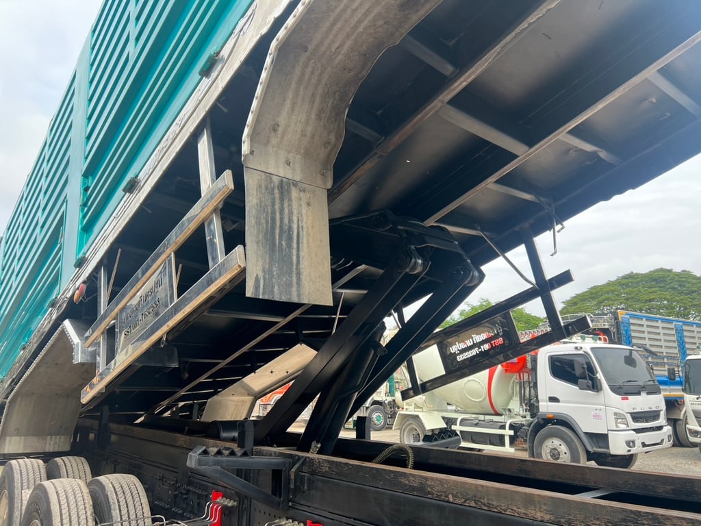 HINO FL1A 344 HP ปี 66 ไมล์ 213,500 km. #12 ล้อดั้ม กระบะดั้มเกษตร แผงสูง ##LEK1095 HINO FL1A 344 HP ปี 66 ไมล์ 213,500 km. #12 ล้อดั้ม กระบะดั้มเกษตร แผงสูง ##LEK1095