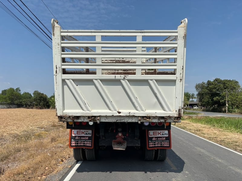 HINO FM1A วิคเตอร์ 344HP ปี 66 ไมล์ 201,404 KM. #กระบะดั้มสามมิตร SMM มีระบบลากพ่วง #LEK1002