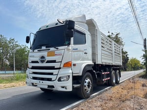 HINO FM1A วิคเตอร์ 344HP ปี 66 ไมล์ 201,404 KM. #กระบะดั้มสามมิตร SMM มีระบบลากพ่วง #LEK1002