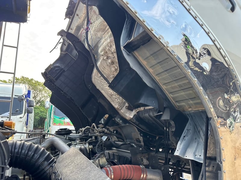 HINO GY2P 380HP ปี60 ไมล์ 686,000 km. #12ล้อ กระบะดั้มอลูมิเนียมพื้นเหล็ก #Lek1096