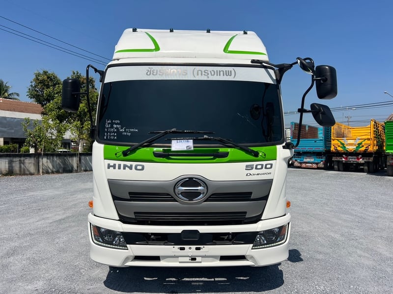 HINO FC9J 175 HP ปี 65 ไมล์ 11,700 กม. #6ล้อล่องกระบะเหล็ก #LEK1106