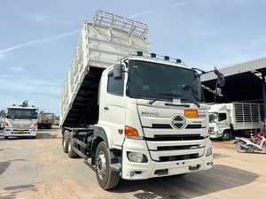 HINO FM1A 344 ปี66 ไมล์น้อย 144,000 km. #10ล้อ กระบะดั้ม พนัส panus #LEK616 