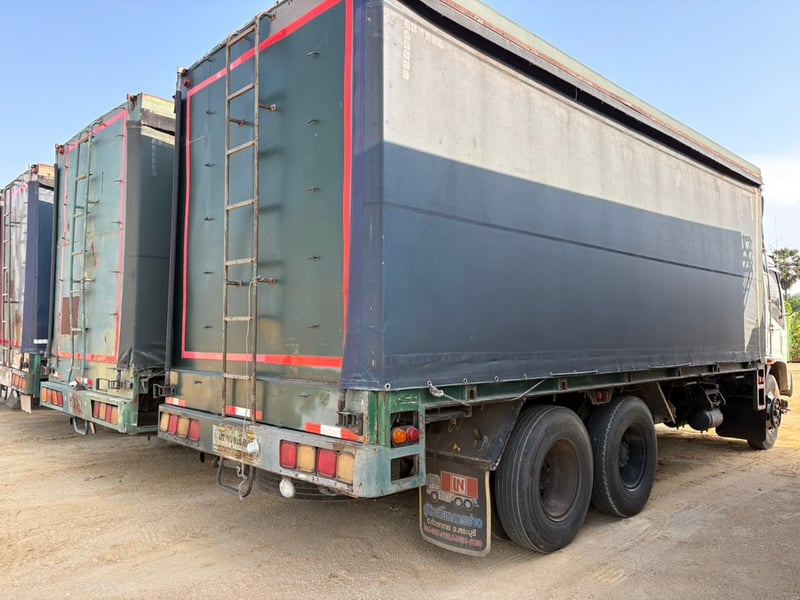 ISUZU FVM 230HP ปี46 #รถตู้ผ้าใบ ยาว6.30 