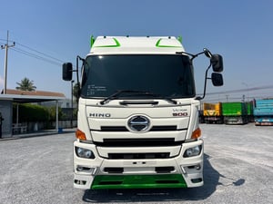HINO FL8J 260HP ปี66 ไฟใหม่ ไมล์ 167,715 KM. #กระบะคอกเหล็กยาว 7.80 #LEK1179 