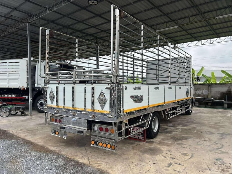 HINO FC9J 175HP  ปี64 ไมล์306,000 km. #6ล้อล่องกระบะอลูมิเนียม #LEK635