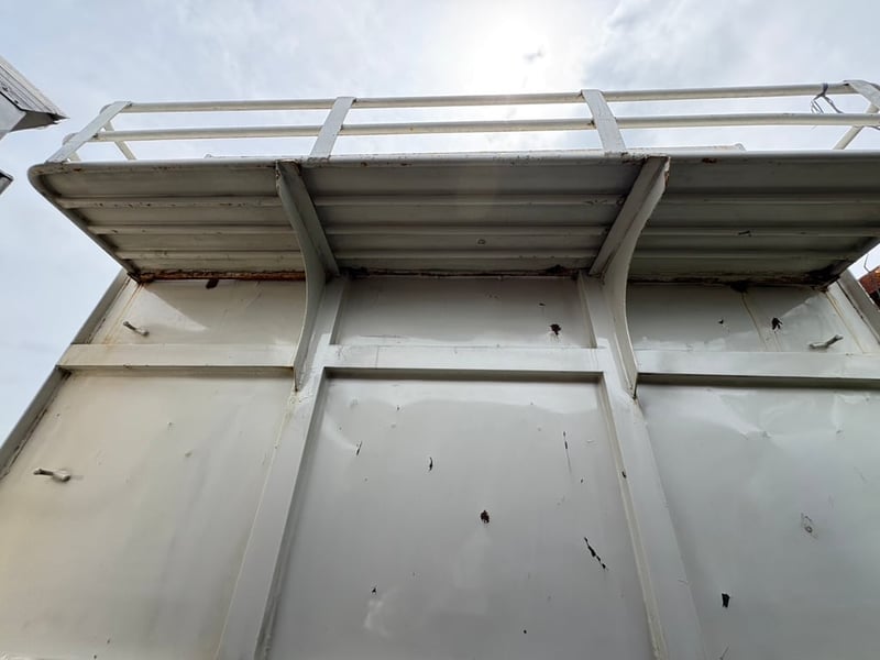 กระบะเหล็ก คอกสูง ยาว 7.45 ม. คาน 85 #L26