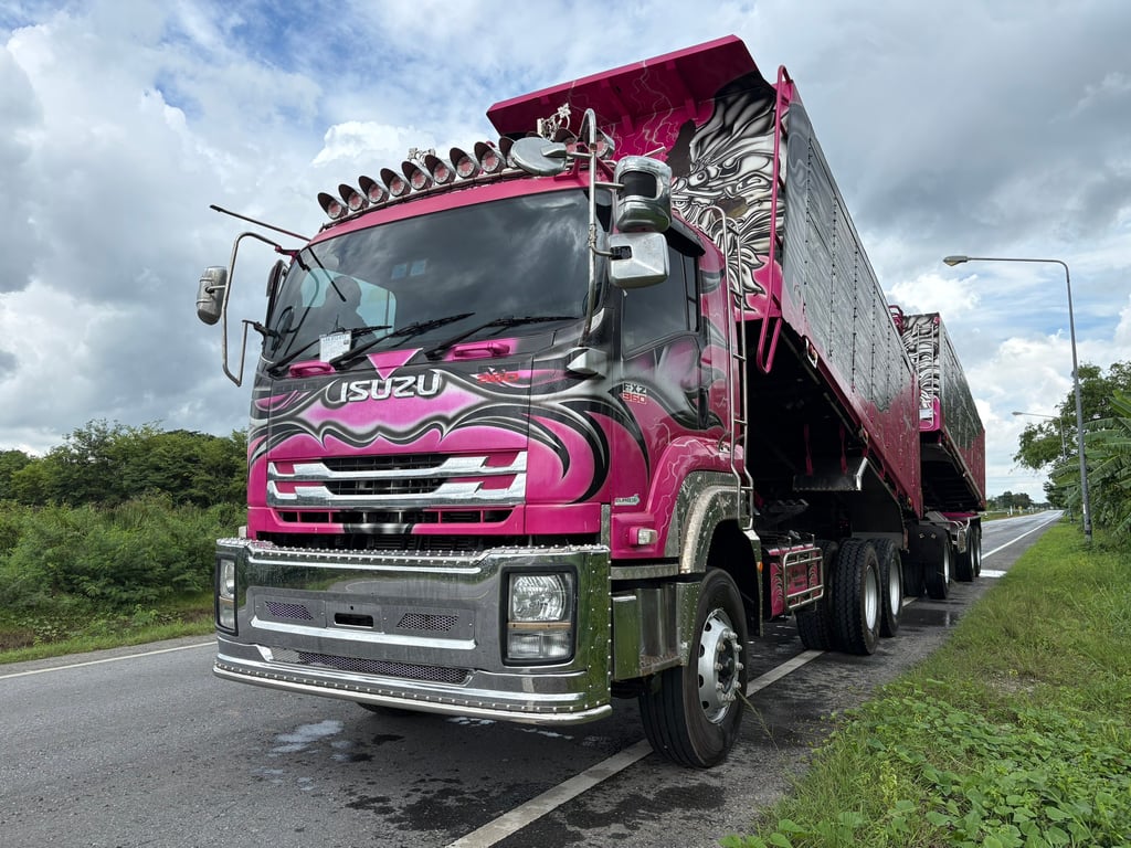 ISUZU FXZ 360 ปี63 ไมล์ 362,000km. #รถพ่วงกระบะดั้มสหกิจ อลูมิเนียม#LEK 812-813 ISUZU FXZ 360 ปี63 ไมล์ 362,000km. #รถพ่วงกระบะดั้มสหกิจ อลูมิเนียม#LEK 812-813