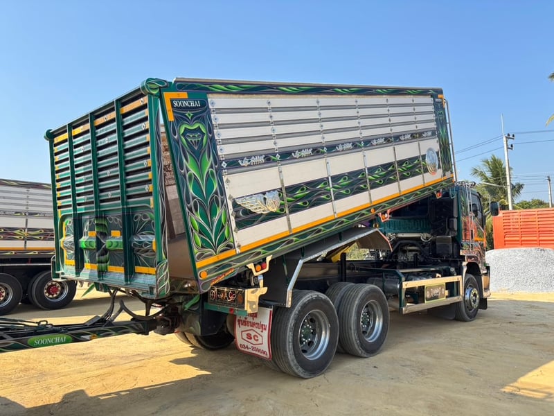 ISUZU FXZ 360 HP ปี 67 น้องเขียวเทา ไมล์ 110,076 km # กระบะดั้มอลูมิเนียม กระบะอู่ซุ่นซัย #LEK1150-1151 ISUZU FXZ 360 HP ปี 67 น้องเขียวเทา ไมล์ 110,076 km # กระบะดั้มอลูมิเนียม กระบะอู่ซุ่นซัย #LEK1150-1151