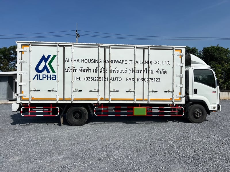 ISUZU FRR190 ปี62  ไมล์ 509,000km. #ตู้10บาน ยาว6.50ม.#LEK 874