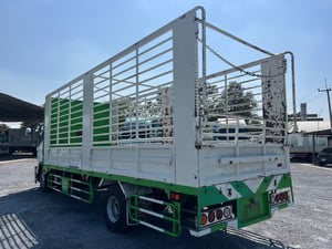 ISUZU FRR 210 HP ปี 66 ไมล์ 321,816  KM. #6ล้อล่องกระบะเหล็ก #LEK1125