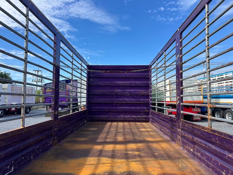 HINO FC9J 210 HP ปี64 ไมล์ 347,000 Km. # กระบะเหล็กยาว 6.60  ม.#LEK 737