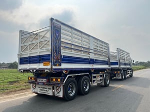 ISUZU FXZ 360 HP ปี 67 ไมล์ 172,951 km #พ่วงแม่ลูกกระบะเหล็กดั้มเกษตร อู่ฟีนิกส์ #LEK1147-1148