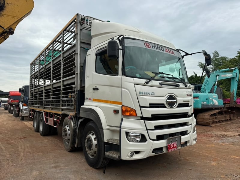 HINO  FL1A 344hp ปี 66หน้าขาว ไมล์น้อย 158,000 km. #รถคอกหมู คอกอู่ สมาน #LEK 977