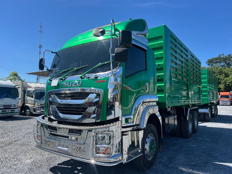 lSUZU FXZ 360 หน้า GIGA ปี 66 ไมล์เพียง 220,000 KM. #10ล้อพ่วงกระบะเหล็กคอกเกษตร #LEK949-950 lSUZU FXZ 360 หน้า GIGA ปี 66 ไมล์เพียง 220,000 KM. #10ล้อพ่วงกระบะเหล็กคอกเกษตร #LEK949-950